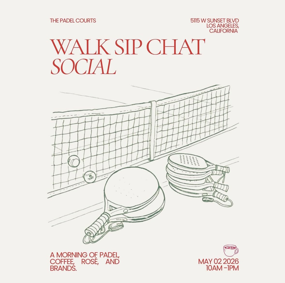 Walk Sip Chat Social